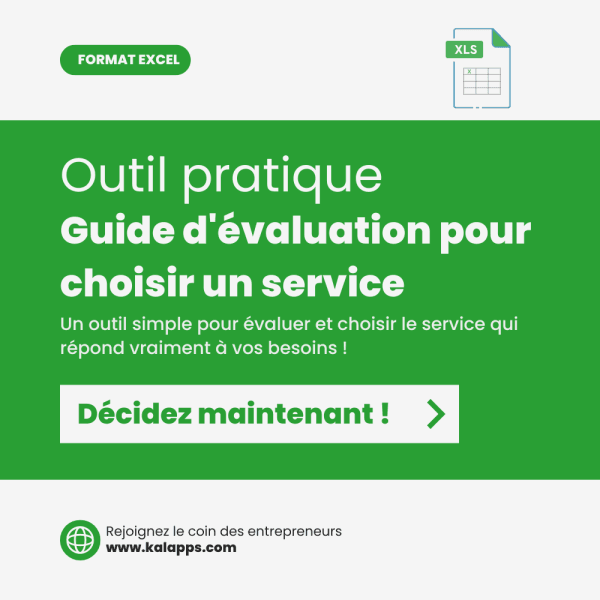 Guide d'évaluation pour choisir un service